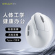 多彩（Delux）M618Air輕量化人體工學(xué)無線雙模垂直鼠標(biāo)辦公靜音鼠標(biāo)電腦筆記本平板通用 超長待機(jī)可充電 白