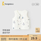 童泰（TONGTAI）嬰兒馬甲春秋純棉寶寶衣服兒童家居服內(nèi)衣男女童上衣開衫背心 藍(lán)色 66 cm