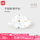 麥拉貝拉（MOLO BALO）嬰兒帽子夏季新款寶寶可愛(ài)超萌卡通漁夫帽外出遮陽(yáng)帽 白色 S