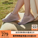 斯凱奇（Skechers）女鞋休閑鞋女網(wǎng)鞋夏季透氣運動鞋子女軟底輕便網(wǎng)面鞋32509 淺粉色/LTPK 36