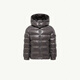 MONCLER盟可睞New Moncler Maya男童連帽羽絨夾克外套-深灰色164 (14A)