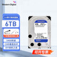 西部數(shù)據（WD）臺式機械硬盤 3.5英寸 電腦內置裝機存儲盤擴容 SATA接口 家用 WD Blue 西數(shù)藍盤 6TB WD60EZAX垂直盤   藍盤