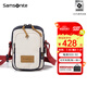 新秀麗（Samsonite）時(shí)尚隨身男士小包單肩包斜跨手機(jī)包休閑輕便胸包\QU8 紅色/藍(lán)色