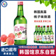 真露韓國進(jìn)口真露燒酒桃子360ml清酒女士低度西柚味竹炭果酒利口酒