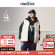 nautica white sail白帆×Reebok聯(lián)名 男女同款校園風(fēng)雙面穿羽絨馬甲RBJW4403 白色1BW S