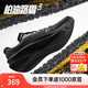 安踏柏油路霸3丨男鞋氮科技專業(yè)競訓(xùn)訓(xùn)練鞋透氣耐磨跑步鞋子男運(yùn)動(dòng)鞋 黑/金屬金-3 42 （男8.5）