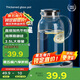 炊大皇 冷水壺大容量夏日解暑冷水壺 耐熱防爆玻璃杯水果茶壺2.5L