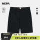 NEPA耐葩25年夏季新品男士戶外防潑水冷感短褲7L31704 黑色C01 L 175/86A（086）