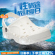 卡駱馳（crocs）男鞋女鞋 夏季新款貝雅情侶洞洞鞋時尚涼鞋拖鞋透氣輕便休閑鞋子 【經(jīng)典貝雅/輕便】白色/偏大 37 -38/M5W7