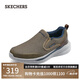 斯凱奇（Skechers）男鞋冬季保暖健步鞋通勤商務鞋軟底舒適一腳蹬休閑鞋運動鞋210808