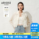 艾諾絲雅詩【商場同款】夏季新品時尚休閑荷葉邊設計感短外套女30511051 奶油米 S