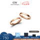 丹尼爾惠靈頓（DanielWellington）dw戒指女 經(jīng)典玫瑰金色情侶對戒 七夕情人節(jié)禮物送女友男生禮物 經(jīng)典玫瑰金+水晶，聯(lián)系客服備注
