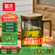 富光泡茶杯茶水分離高硼硅玻璃杯喝茶水杯子花茶杯男公道杯禮物400ML