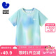 迷你巴拉（minibala）男女童短袖T恤夏季吸濕速干防曬抑菌涼感速干衣 藍綠 150
