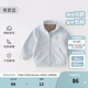 戴維貝拉（DAVE＆BELLA）搖粒絨兒童外套休閑男童上衣洋氣寶寶衣服女童外衣秋冬新款童裝 青霧藍【現(xiàn)貨】DB4237540 90 cm（建議身高80-90cm）