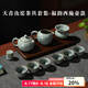 容山堂汝窯汝瓷茶具整套功夫茶具套裝家用陶瓷茶壺茶杯蓋碗高檔禮盒禮品 天青汝窯茶具套裝-西施壺款 1個(gè)