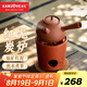 金灶（KAMJOVE）潮州砂銚壺紅泥煮茶壺紫砂燒水壺手拉壺手工泡茶壺圍爐煮茶KP-T02 紅泥砂銚壺搭配紅泥碳爐 700ml