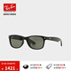 雷朋（RayBan）太陽(yáng)鏡徒步旅行者款全框開(kāi)車(chē)墨鏡男女款駕駛司機(jī)鏡0RB2132F 901/58黑色鏡框綠色偏光鏡片 尺寸55