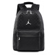NBA KIDSJORDAN雙肩包男女學(xué)生書(shū)包棋盤(pán)格大容量AJ運動(dòng)旅行背包托特單肩包 黑銀雙層