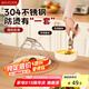 美廚（maxcook）碗碟夾304不銹鋼廚房多功能碗碟夾取碗夾取盤(pán)夾取盤(pán)器2件MCPJ0494