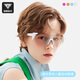 塔斯隊長(cháng)兒童騎行眼鏡青少年防紫外線(xiàn)太陽(yáng)鏡男女孩輪滑平衡車(chē)滑板穿戴裝備 白藍色【透明變色鏡片】
