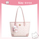 Hello Kitty正品2025新款KT貓通用學(xué)生風(fēng)格托特女包大容量女士單肩包旅游包包 櫻花粉