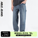 ABLE JEANS【寬松直筒褲】男裝木匠褲復古寬松工裝牛仔褲 水洗黃泥藍 -新老批次隨機發(fā)貨 30 /32