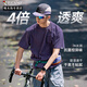 TUCANO;啄木鳥男士夏季短袖寬松男t恤涼感冰絲半袖上衣寬松男生短袖t恤男運(yùn)動服 iz-90385凝夜紫 【吸濕透氣】 L 【建議130-150斤】