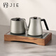 小界純鈦燒水壺全自動(dòng)底部雙上水燒水壺泡茶專(zhuān)用電熱水壺智能保溫煮茶器茶臺一體嵌入式電茶爐 1L 純鈦燒水壺+消毒鍋+木框