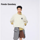 PANDA GOODAAY2025新款寬松情侶款100%純棉潮牌米色衛(wèi)衣PGD532004 米色 S