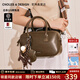 蔻一（Cnoles）包包女包2025保齡球包斜挎單肩包奢品高級(jí)感七夕情人節(jié)禮物送女友 蘭錫棕【新款實(shí)用生日禮物送老婆】