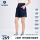 Navigare意大利小帆船女士牛仔褲25夏季新款休閑高腰三分褲時(shí)尚氣質(zhì)短褲女 午夜藍(lán) M