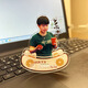 新款孫穎莎王楚欽莎頭CP組合桌面擺件搖搖樂雙面亞克力立牌周邊 孫穎莎搖搖船/1個裝(多喝水) 高清覆膜