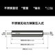 謙設(shè)無(wú)動(dòng)力滾筒托輥38 50 60不銹鋼輸送帶滾筒鍍鋅流水線滾軸拖輥輥滾 &60*輥面1247*總長(zhǎng)1297*軸徑15