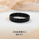 胖東來品質(zhì)天然黑曜石手串收藏級烏金黑色水晶玉石瑪瑙無事牌手鏈 【切面黑曜石】14-15cm手圍耀墨  女款
