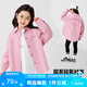 左西女童襯衫外套春秋款兒童上衣2025新款女大童長(zhǎng)袖襯衣潮 粉色 110