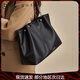 BUGATTI包包女包輕奢侈品大容量單肩女士手提托特包七夕情人節(jié)禮物送老婆 赫本黑【精美禮盒，代寫賀卡】