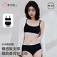 都市麗人莫代爾無痕交叉美背運(yùn)動(dòng)內(nèi)衣女小胸聚攏薄款背心防下垂文胸套裝