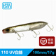藍旗魚(yú) 王道1#零動(dòng)量浮水鉛筆之字狗水面系遠投翹嘴鱸魚(yú)路亞餌假餌 100mm/17g UV白鰷