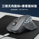 惠普（HP）Professor1 無(wú)線(xiàn)藍牙鼠標 鼠標墊套餐 人體工學(xué)輕音商務(wù)辦公設計充電鼠標 