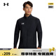 安德瑪（UNDERARMOUR）秋冬Challenger Track男子足球運(yùn)動(dòng)外套1379494 黑色001 L
