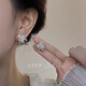 瑞泓祥999純銀耳針煙花珍珠耳釘女輕奢高級感氣質(zhì)耳環(huán)2025新款爆款耳飾 999純銀耳針-綻放珍珠煙花耳釘