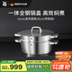 WMFWMF蒸鍋不銹鋼燉鍋家用蒸煮兩用鍋 Iconic系列蒸鍋 2層 28cm
