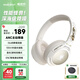 魔影貓【-36dB降噪/游戲雙模式】頭戴式藍牙耳機無(wú)線(xiàn)游戲38ms低延遲5.4藍牙運動(dòng)高音質(zhì)超長(cháng)續航降噪耳麥 象牙白【主動(dòng)降噪/游戲雙模式】