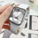 Apple蘋(píng)果手機(jī)通用Watch Series 10智能手表運(yùn)動(dòng)通話心率健康手環(huán) 月光白