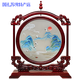 蘇繡雙面繡擺件手工非遺刺繡中國(guó)風(fēng)特色高檔商務(wù)禮品送老外隨手禮 云中飛鶴【資深繡娘】 高檔禮盒【38*33*6cm】