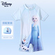 迪士尼兒童泳衣女童連體專(zhuān)業(yè)訓練幼兒小女孩3-6歲游泳裝D35383藍色100