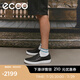 愛步（ECCO）休閑鞋男 2025年夏季新品一腳蹬板鞋牛皮男鞋 柔酷60周年525454 黑色52545401001 42