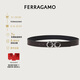 菲拉格慕（Ferragamo）男士雙面可調(diào)式GANCINI腰帶 0689112_C_105 七夕禮物送男友）