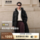 波司登（BOSIDENG）2025新款羽絨服男女同款過膝長款連帽90絨面包服外套B250245171DS 【經典百搭】黑色|8056 XL 175/96A 體重約140-155斤
